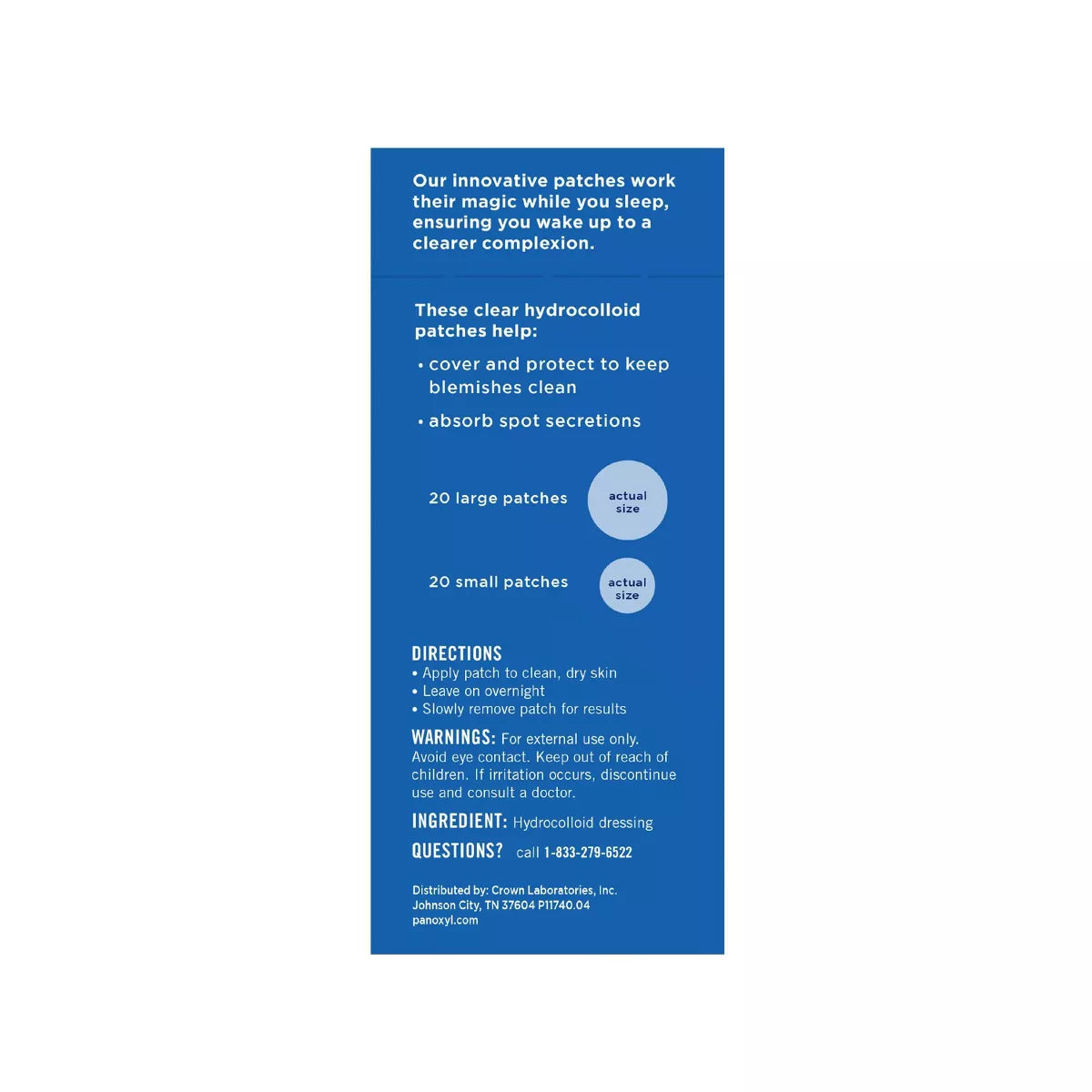 Panoxyl PM Overnight Spot Pimple Patches - 40Ct