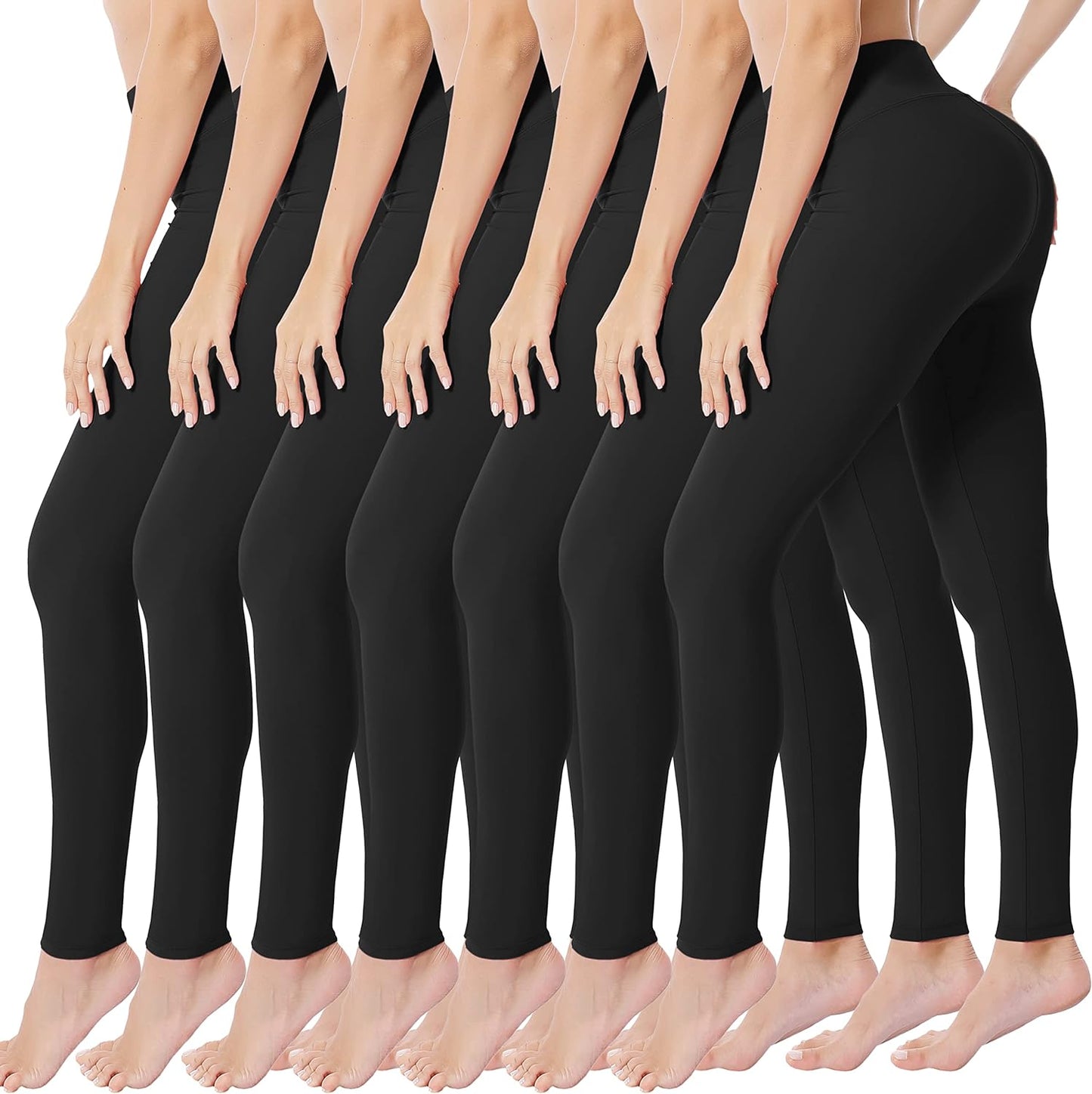 Creamlush High Waisted Leggings for Women Buttery Soft Stretchy Tummy Control Workout Yoga Running Pants(S-3Xl)