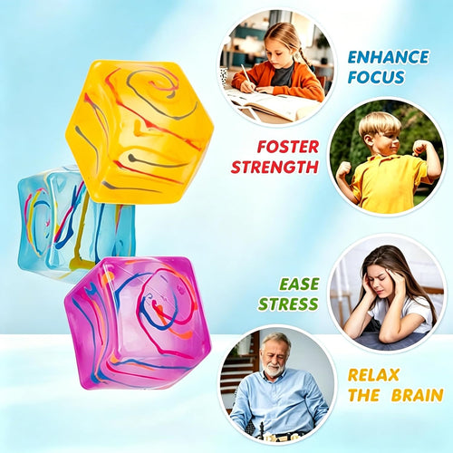 1 Pack Fidget Toys Squishy Stress Cube, Stress Balls for Kids Adults Squishies Stress Relief, Ice Sugar Sensory Toys for Kids with Autism, Fidgets for Classroom Prize Toys(Green,1 Pack)